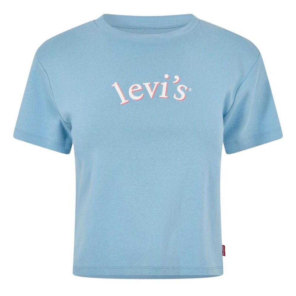 Levis Womens/Ladies Cropped T-Shirt / Blue - Picture 2 of 2